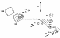 Rocker Cover Manifold Diagram and Parts List for 290777-0015-99  Briggs and Stratton Engine